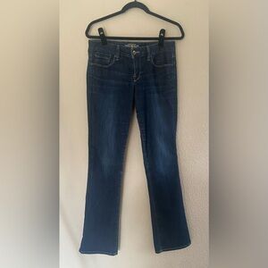 Y2K Lucky Brand Jeans Women's 4/27 Blue Lola Boot Dark Wash Low Rise Denim